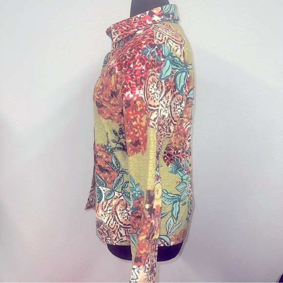 Women’s multicolor Gaudy Couture jean jacket sz XL - Picture 7 of 11